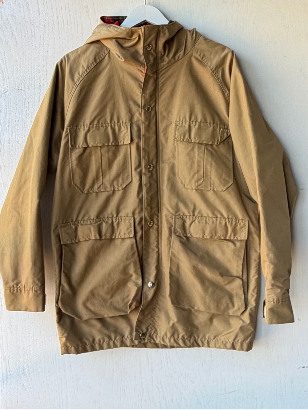 Woolrich Mens Jacket Large Mountain Parka Wool Lined Chore Coat USA Vintage - Picture 2 of 10